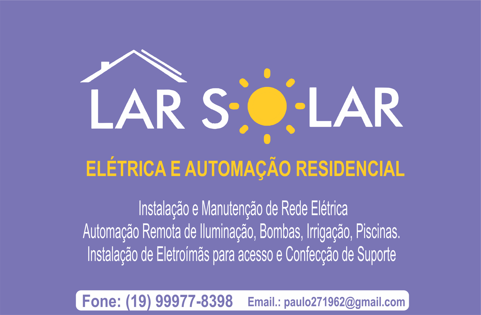 Lar Solar - Elétrica e Automação Residencial