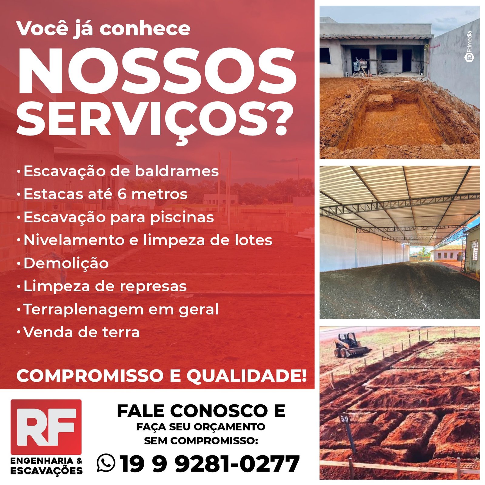 RF ENGENHARIA E ESCAVAÇÕES